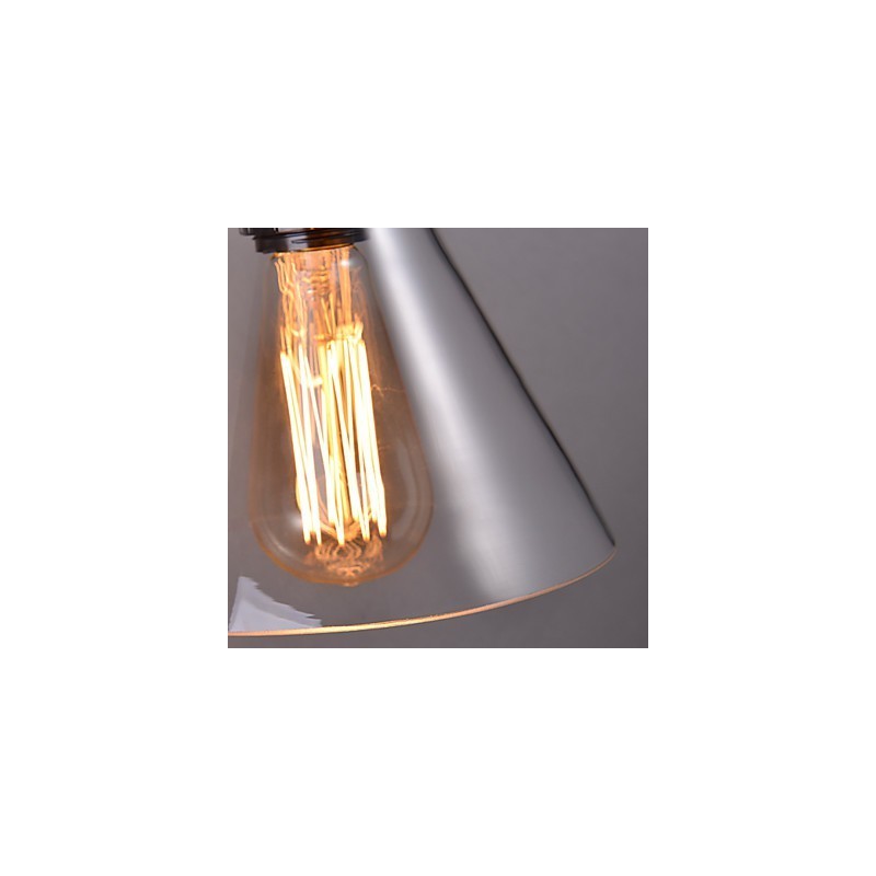 Retro-Wandleuchte mit floralem Glasschirm und Metallhalterung