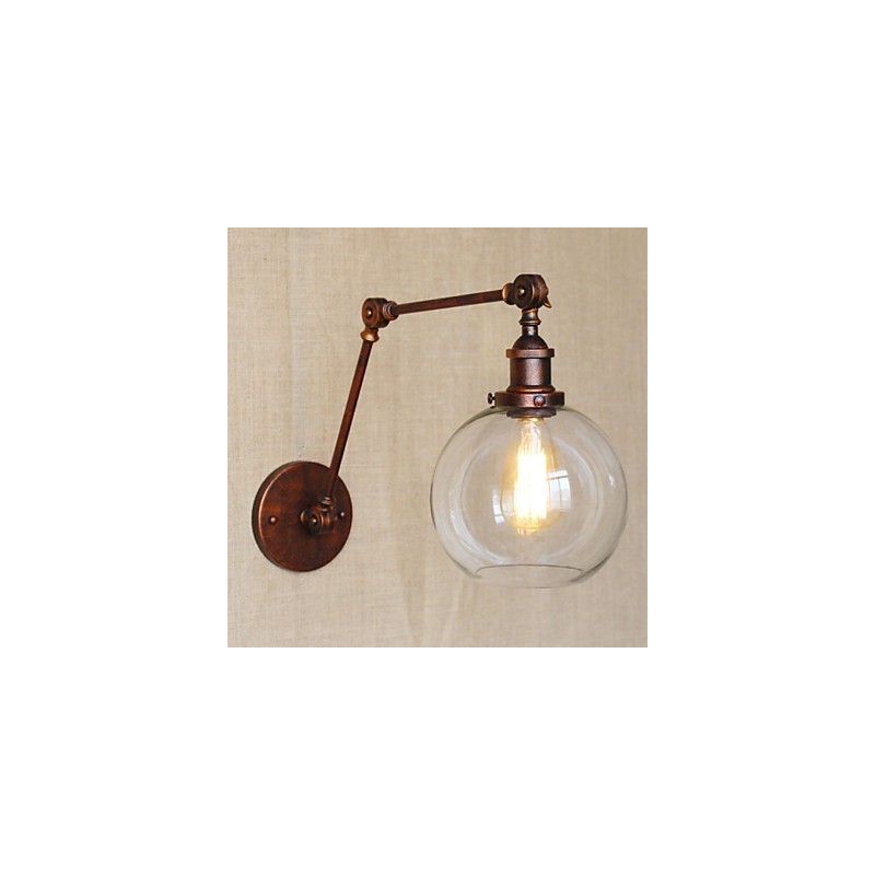Wandleuchten Swing Lights Lesewandleuchten Kristall Mini Style Rustikal Lodge Metall