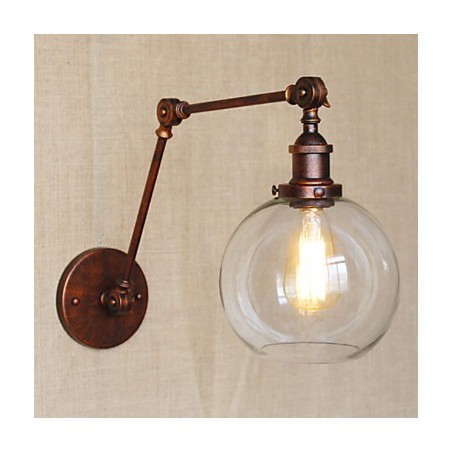 Wandleuchten Swing Lights Lesewandleuchten Kristall Mini Style Rustikal Lodge Metall