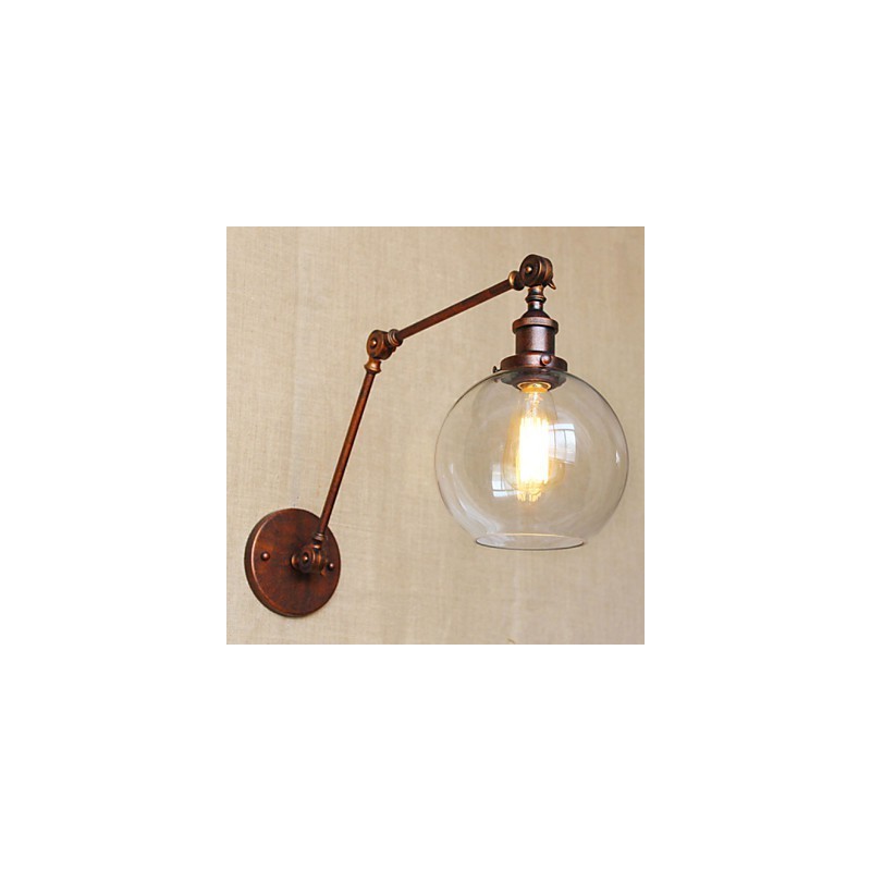Wandleuchten Swing Lights Lesewandleuchten Kristall Mini Style Rustikal Lodge Metall