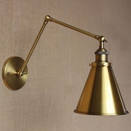 Wandleuchten Swing Lights Lesewandleuchten Mini-Stil Rustikal Lodge Metall