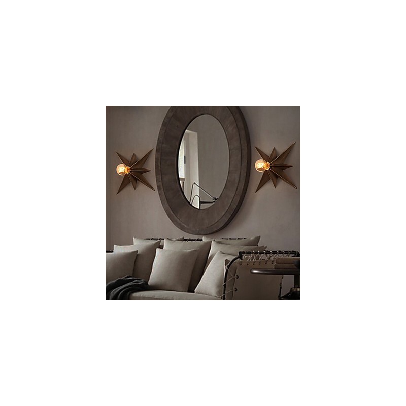 Brief Five Pointed Star Lighting Personalized Modern Wall Light Child Housing Lamps