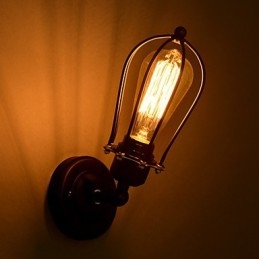 Luxus-Stil Matel Wandleuchten 1 Licht