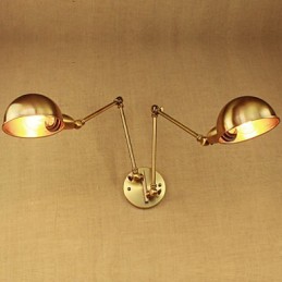 Die Neue Bronze Nostalgischen Modernen Ländlichen Land Gang Wohnzimmer Warme Licht Köpfigen Langen Arm