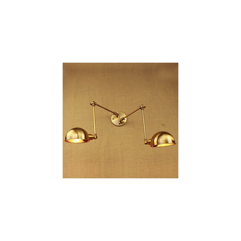 Die Neue Bronze Nostalgischen Modernen Ländlichen Land Gang Wohnzimmer Warme Licht Köpfigen Langen Arm