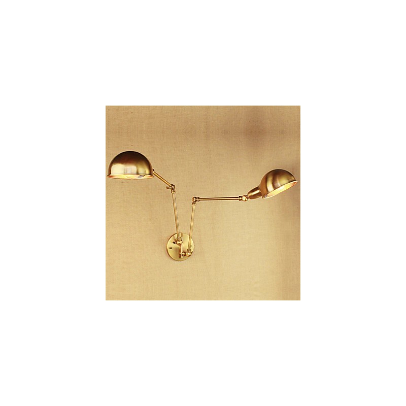Die Neue Bronze Nostalgischen Modernen Ländlichen Land Gang Wohnzimmer Warme Licht Köpfigen Langen Arm