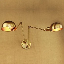 Die Neue Bronze Nostalgischen Modernen Ländlichen Land Gang Wohnzimmer Warme Licht Köpfigen Langen Arm