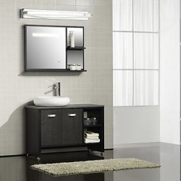 Spiegellampe Edelstahl und Acryl