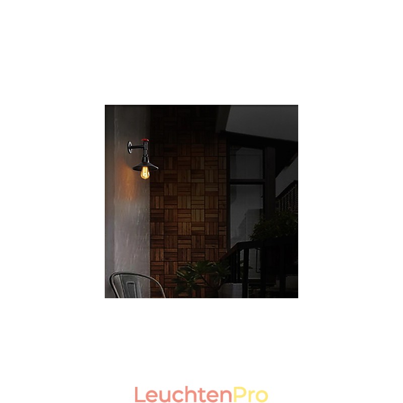 Mini Wandleuchte 1 Licht Concise Creme Eisen