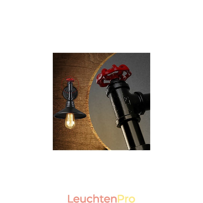 Mini Wandleuchte 1 Licht Concise Creme Eisen