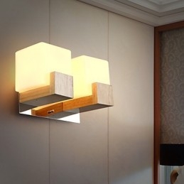 Wandleuchten Mini-Stil Modern Zeitgenössisch Holz Bambus