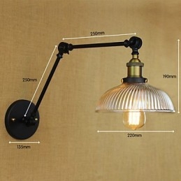 Wandleuchten Swing Lights Lesewandleuchten Mini-Stil Rustikal Lodge Metall