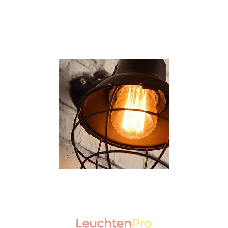 Wandleuchten im Mini-Stil, rustikales Lodge-Metall