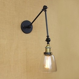 Dekorative Wandleuchte aus antikem Bronze
