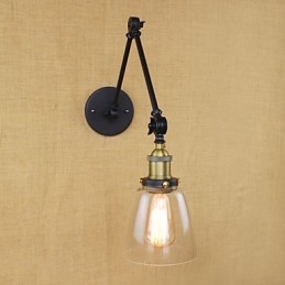 Dekorative Wandleuchte aus antikem Bronze