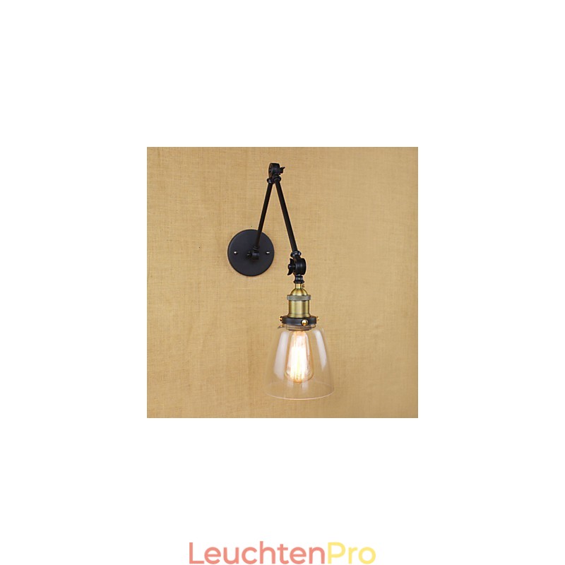 Dekorative Wandleuchte aus antikem Bronze