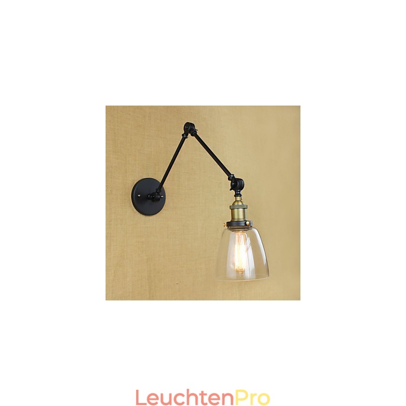 Dekorative Wandleuchte aus antikem Bronze