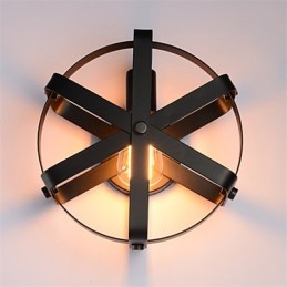 Neu Vintage Stil Industrielle Runde Wand Leuchte balkon Loft Eingangsbereich Flur Schlafzimmer