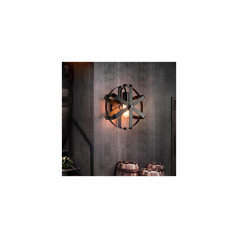 Neu Vintage Stil Industrielle Runde Wand Leuchte balkon Loft Eingangsbereich Flur Schlafzimmer