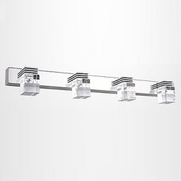 Wandleuchten Badezimmerbeleuchtung Wandfluter Kristall Mini Stil Modern Zeitgenössisch Metall