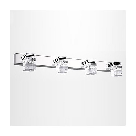 Wandleuchten Badezimmerbeleuchtung Wandfluter Kristall Mini Stil Modern Zeitgenössisch Metall Wandleuchten Badezimmerbeleuchtung Wandfluter Kristall Mini Stil Modern Zeitgenössisch Metall