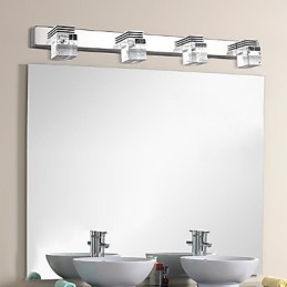 Wandleuchten Badezimmerbeleuchtung Wandfluter Kristall Mini Stil Modern Zeitgenössisch Metall