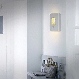 Weiße moderne kurze Mode Wandleuchte Nachttisch Wandleuchte Spiegelleuchte Schlafzimmer Wandleuchte