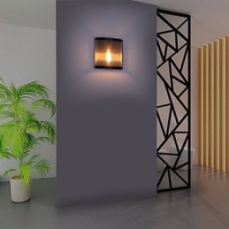 Vintage-Stil Einfachheit Stahldrahtgeflecht und Metall Wandleuchte Wohnzimmer Flur Dachboden Garage Keller Wandlampe