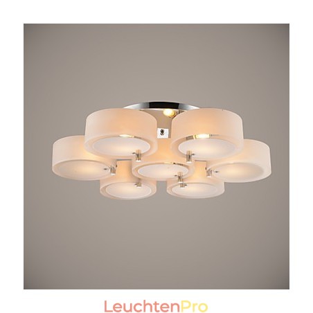 Moderne Deckenleuchte mit 7 Lichtern, Metall Moderne Deckenleuchte mit 7 Lichtern, Metall