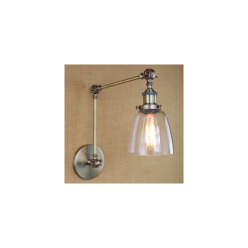 Retro Vintage Exklusive Hotel Lobby Schlafzimmer Nachttisch RACK Antike Bronze Dekorative Wandleuchte