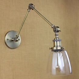 Retro Vintage Exklusive Hotel Lobby Schlafzimmer Nachttisch RACK Antike Bronze Dekorative Wandleuchte
