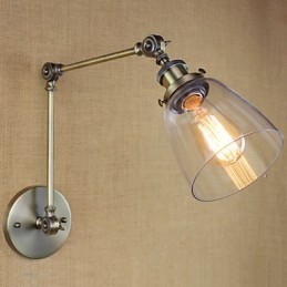 Retro Vintage Exklusive Hotel Lobby Schlafzimmer Nachttisch RACK Antike Bronze Dekorative Wandleuchte