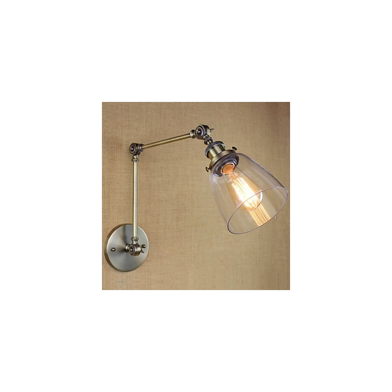Retro Vintage Exklusive Hotel Lobby Schlafzimmer Nachttisch RACK Antike Bronze Dekorative Wandleuchte