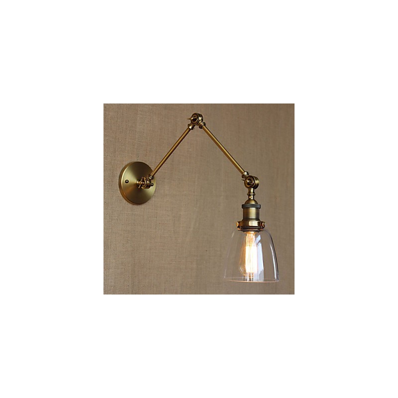Retro Vintage Exklusive Hotel Lobby Schlafzimmer Nachttisch RACK Antike Bronze Dekorative Wandleuchte