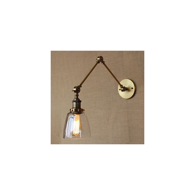 Retro Vintage Exklusive Hotel Lobby Schlafzimmer Nachttisch RACK Antike Bronze Dekorative Wandleuchte