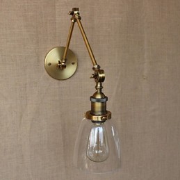Retro Vintage Exklusive Hotel Lobby Schlafzimmer Nachttisch RACK Antike Bronze Dekorative Wandleuchte