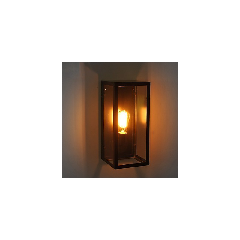 Retro Iron Bedsides Wall Sconce Village Pastoral Living Room Wall Lights Dining Room Wall Lamp