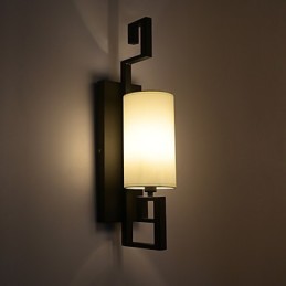 Moderne amerikanische Stil antike Lampe Wohnzimmer Schlafzimmer Hotelzimmer weiße Tuch Wandleuchte