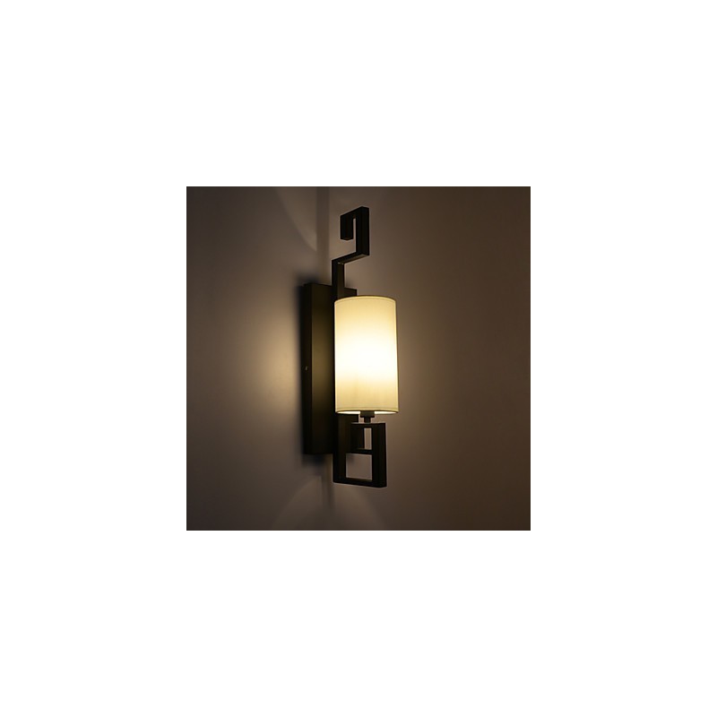 Moderne amerikanische Stil antike Lampe Wohnzimmer Schlafzimmer Hotelzimmer weiße Tuch Wandleuchte