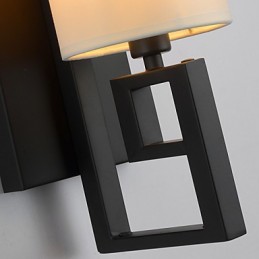 Moderne amerikanische Stil antike Lampe Wohnzimmer Schlafzimmer Hotelzimmer weiße Tuch Wandleuchte