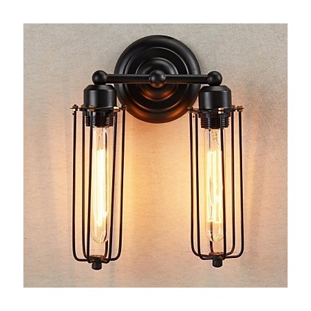 Wandleuchten Rustikal Lodge Metall