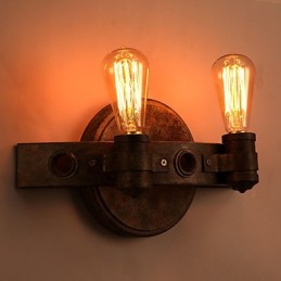 American Creative Restoring Ancient Ways Schmiedeeisen Vollmond Macheten Wandleuchte Lichter