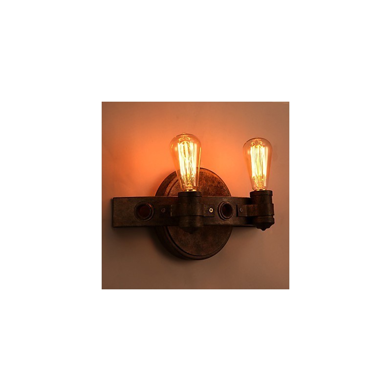 American Creative Restoring Ancient Ways Schmiedeeisen Vollmond Macheten Wandleuchte Lichter