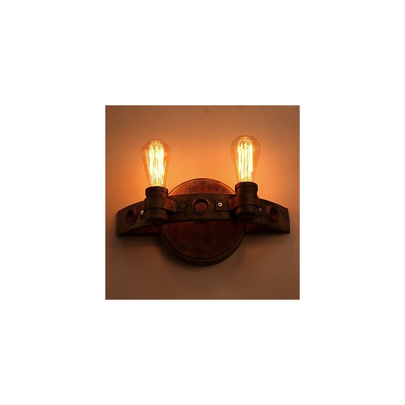 American Creative Restoring Ancient Ways Schmiedeeisen Vollmond Macheten Wandleuchte Lichter