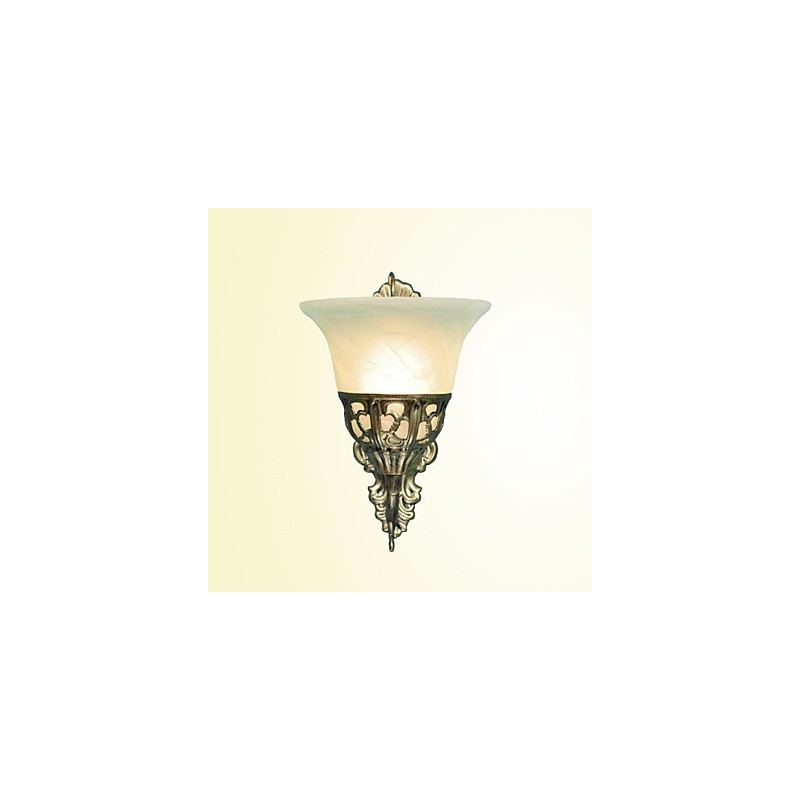 Europäische Wandleuchten Metallmaterial Beschichtung Bronze Beleuchtung mit Nachttisch Wohnzimmer Frontspiegel Balkonlampe