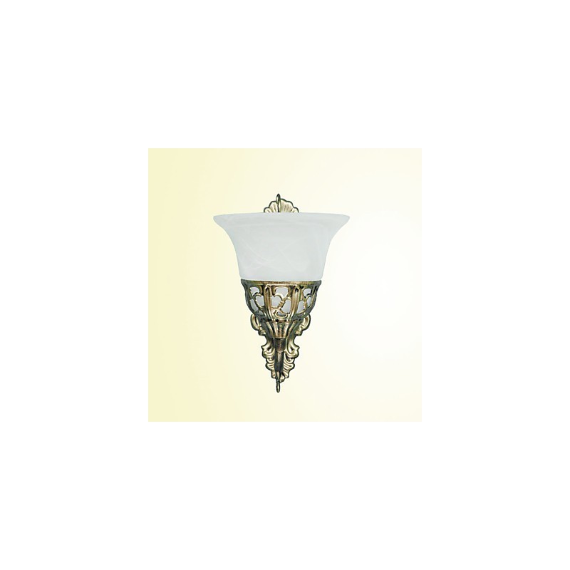 Europäische Wandleuchten Metallmaterial Beschichtung Bronze Beleuchtung mit Nachttisch Wohnzimmer Frontspiegel Balkonlampe
