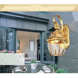 Gartenlampe Vollkupferlampe Außenlampe Wasserdichte Lampe