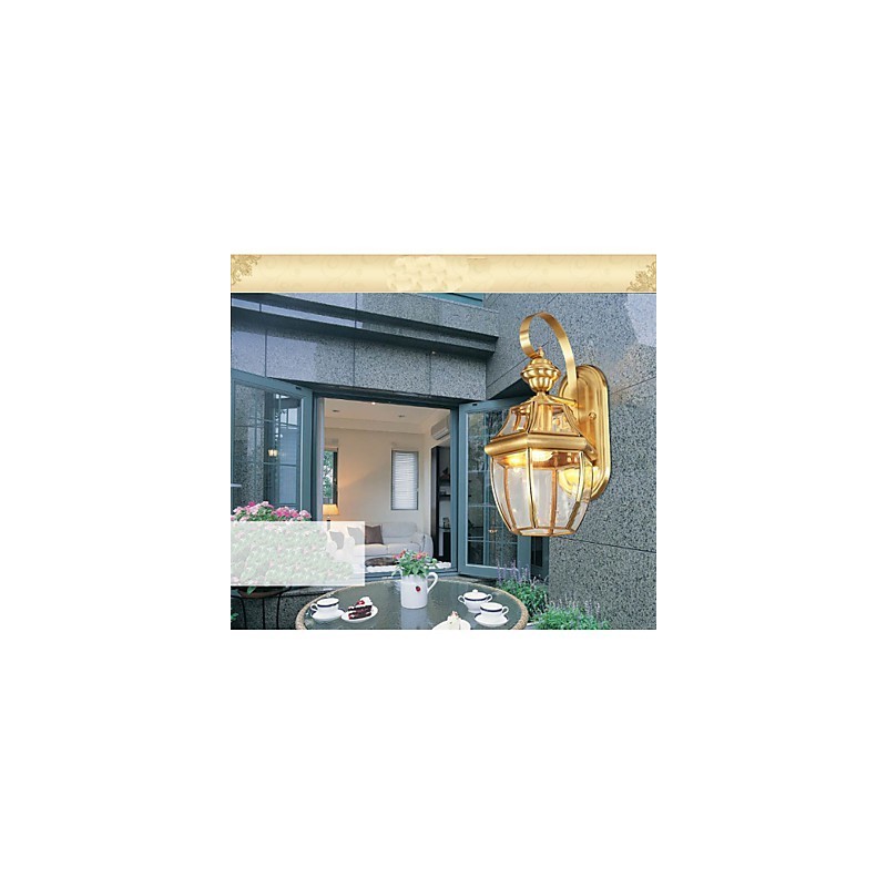 Gartenlampe Vollkupferlampe Außenlampe Wasserdichte Lampe
