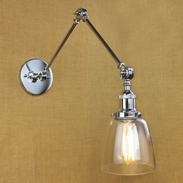 Chrom Glas Doppel Arm Einstellbare Silber Bar KTV Nacht Aisle Restaurant Hotel Zimmer wand