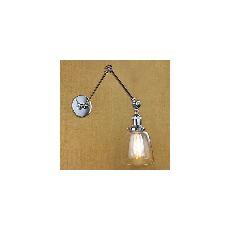 Chrom Glas Doppel Arm Einstellbare Silber Bar KTV Nacht Aisle Restaurant Hotel Zimmer wand